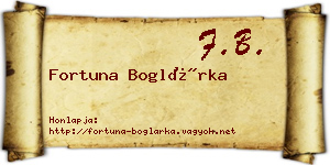 Fortuna Boglárka névjegykártya